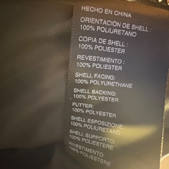 Silence + Noise Studded Embroidered Black Faux Leather Full Zip Jacket Women S - Picture 13 of 13